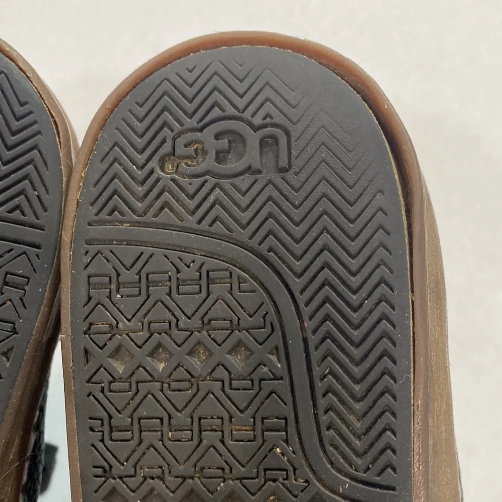UGG ALIN S/N 1005040 LEATHER HIGH TOP SHOES‎ black